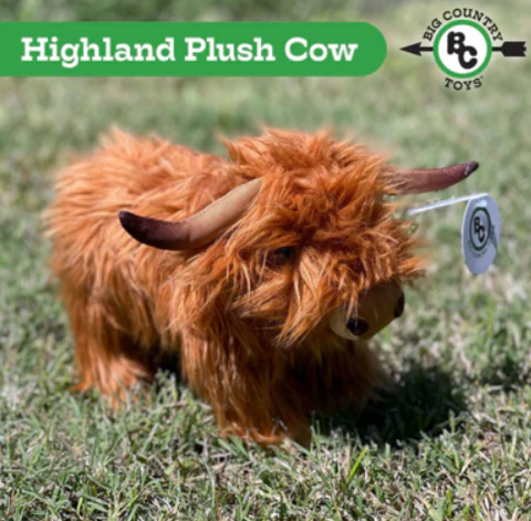 BIG COUNTRY TOYS HIGHLAND PLUSH COW 