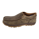 TWISTED X MENS CELL STRETCH SLIPON MOCS WEAVE BOMBER [SZ:9.5]