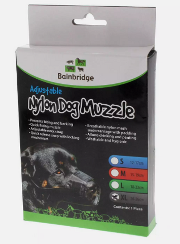 DOG MUZZLE EXTRA LARGE