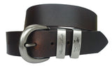 THOMAS COOK BELT SILVER TWIN KEEPER CHOCOLATE [SZ:S]