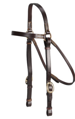 ORD RIVER BARCOO BRIDLE PREMIUM 3/4" COB BROWN