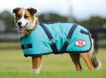 THERMO MASTER SUPREME DOG COAT TEAL NAVY