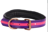 DOG COLLAR PVC - TWO TONE PINK / PURPLE - 11" / 27CM - PET1500