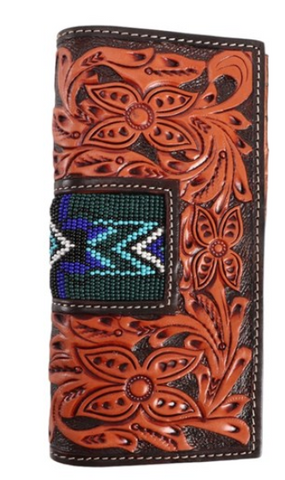 FORT WORTH RODEO WALLET BLUE AZTEC