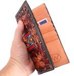 FORT WORTH RODEO WALLET TURQUOISE AZTEC