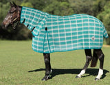 HORSE RUG MESH COMBO - TEAL WHITE - RUG7504-56 [SZ:5'6"]