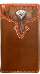 ARIAT RODEO WALLET TWO TONED BROWN WLT1108A [SZ:OS]