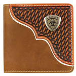 ARIAT BI-FOLD WALLET BROWN WLT2110A [SZ:OS]