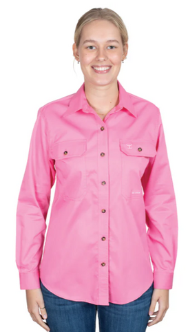 JC WOMENS BROOKE WORKSHIRT ROSE [SZ:10]