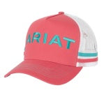 ARIAT PATRIOT TRUCKER CAP RASPBERY [SZ:OS]