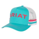ARIAT PATRIOT TRUCKER CAP CERAMIC TURQUOISE [SZ:OS]