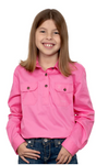 JC GIRLS KENZIE WORKSHIRT ROSE [SZ:2/3]