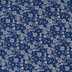 JUST COUNTRY WOMENS ABBEY FULL BUTTON PRINT WORKSHIRT COBALT PAISLEY [SZ:S/10]
