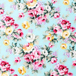 JUST COUNTRY WOMENS ABBEY FULL BUTTON PRINT WORKSHIRT MINT PEONIES [SZ:XS/8]