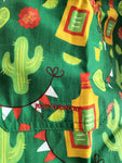 JUST COUNTRY MENS JORDAN SHORT SLEEVE FULL BUTTON PRINT WORKSHIRT GREEN CACTUS [SZ:S]