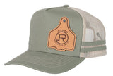 ROPER TRUCKER CAP - CATTLE TAG OLIVE GREEN