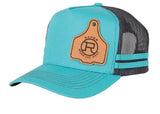 ROPER TRUCKER CAP - CATTLE TAG TEAL RC2506