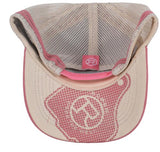 ROPER TRUCKER CAP - CATTLE TAG DUSTY ROSE RC2507
