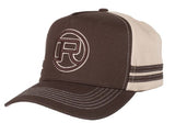 ROPER TRUCKER CAP PLAID CHOCOLATE / STONE - RC2513