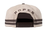 ROPER TRUCKER CAP PLAID CHOCOLATE / STONE - RC2513