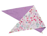 JUST COUNTRY WOMENS CARLEE DOUBLE SIDED SCARF - ORCHID / WHITE WILDFLOWERS - SCF2607