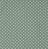 JUST COUNTRY WOMENS ABBEY FULL BUTTON PRINT WORKSHIRT - EUCALYPTUS WHITE MINI SPOTS - WWLS2637 [SZ:10]