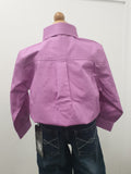 HARD SLOG KIDS WORK SHIRT HALF/ LIGHT VIOLET [SZ:2] 