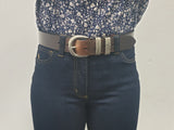 THOMAS COOK BELT SILVER TWIN KEEPER CHOCOLATE [SZ:3XL] 