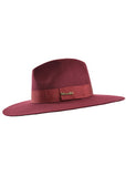 THOMAS COOK AUGUSTA WOOL FELT HAT WINE [SZ:54]