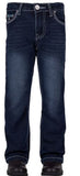 PURE WESTERN GIRLS BOOTCUT JEANS RHIAN - DARKEST NIGHT [SZ:4]