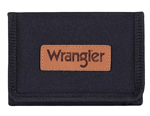 WRANGLER LOGO WALLET BLACK