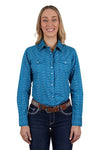 PURE WESTERN WOMENS TOMEKA L/S SHIRT [SZ:8]