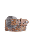 PURE WESTERN LADIES BELT HANNA LIGHT TAN [SZ:S]