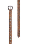 PURE WESTERN LADIES BELT HANNA LIGHT TAN [SZ:S]