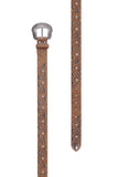 PURE WESTERN LADIES BELT HANNA LIGHT TAN [SZ:S]