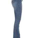 PURE WESTERN WOMENS BOOTCUT JEANS AMY RETRO BLUE [SZ:8]