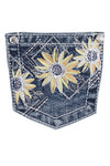 PURE WESTERN GIRLS BOOTCUT JEANS AMY RETRO BLUE [SZ:12]