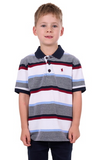 THOMAS COOK BOYS WILL SS POLO WHITE/NAVY [SZ:14]