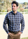 THOMAS COOK MENS L/S SHIRT 2 PKT ADRIAN [SZ:L]
