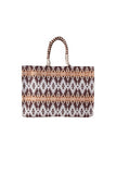 WRANGLER SOUTHWESTERN OVERSIZED TOTE - COFFEE AZTEC
