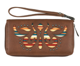 PURE WESTERN WOMENS HALLEY WALLET TAN