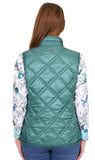 THOMAS COOK WOMENS VEST - KERRY - SAGE GREEN - T6W2620057 [SZ:S]