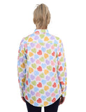 HARD SLOG LADIES WOMENS - LS WORK SHIRT HALF BUTTON - POLLY - H6S2101157 [SZ:12]
