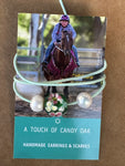 A TOUCH OF CANDY OAK CHOKER FLORAL GREEN
