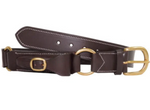 LEATHER BELT HOBBLE - DOUBLE RING w/ POUCH