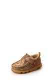 TWISTED X KIDS COW FUR CASUAL MOCS BOMBER/LIGHT TCICA0001