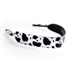GIDGEE SUNGLASS STRAP COW BLACK WHITE