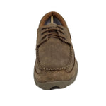 TWISTED X MENS DRIVING MOCS BOAT LACE UP BOMBER