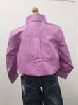 HARD SLOG KIDS WORK SHIRT HALF/ LIGHT VIOLET