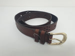 THOMAS COOK LADIES BELT CUT OUT HEART CHOCOLATE